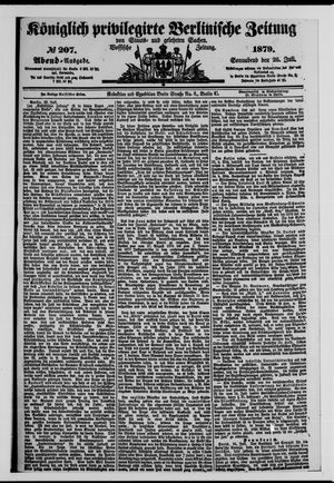 Königlich privilegirte Berlinische Zeitung von Staats- und gelehrten Sachen on Jul 26, 1879