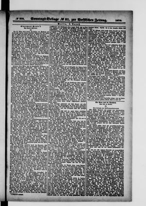 Königlich privilegirte Berlinische Zeitung von Staats- und gelehrten Sachen on Aug 3, 1879