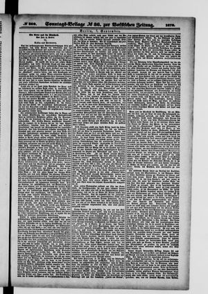 Königlich privilegirte Berlinische Zeitung von Staats- und gelehrten Sachen vom 07.09.1879