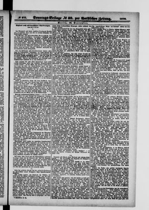 Königlich privilegirte Berlinische Zeitung von Staats- und gelehrten Sachen vom 28.09.1879