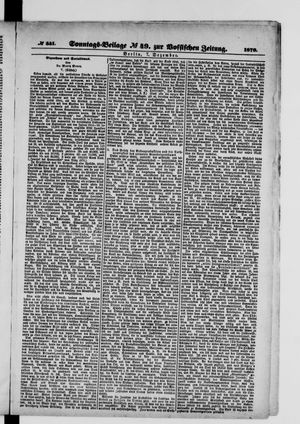 Königlich privilegirte Berlinische Zeitung von Staats- und gelehrten Sachen vom 07.12.1879