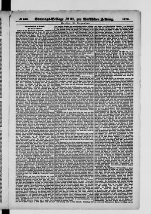 Königlich privilegirte Berlinische Zeitung von Staats- und gelehrten Sachen vom 21.12.1879
