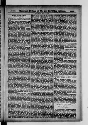 Königlich privilegirte Berlinische Zeitung von Staats- und gelehrten Sachen vom 18.04.1880