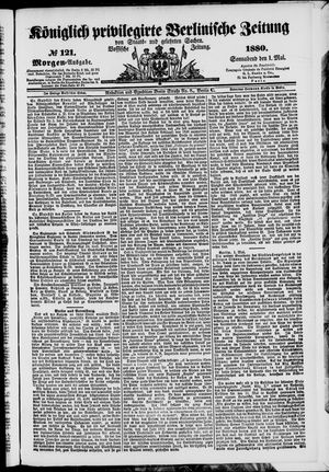 Königlich privilegirte Berlinische Zeitung von Staats- und gelehrten Sachen vom 01.05.1880