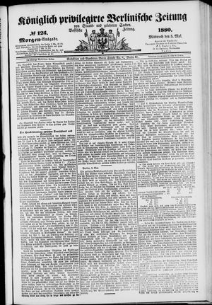 Königlich privilegirte Berlinische Zeitung von Staats- und gelehrten Sachen vom 05.05.1880