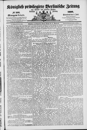 Königlich privilegirte Berlinische Zeitung von Staats- und gelehrten Sachen vom 05.06.1880