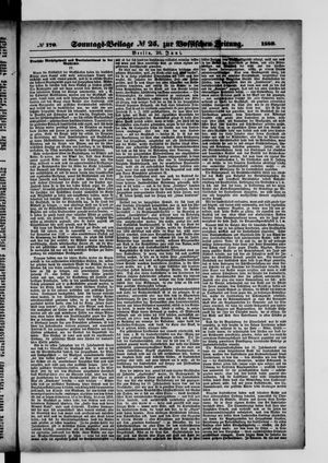 Königlich privilegirte Berlinische Zeitung von Staats- und gelehrten Sachen vom 20.06.1880