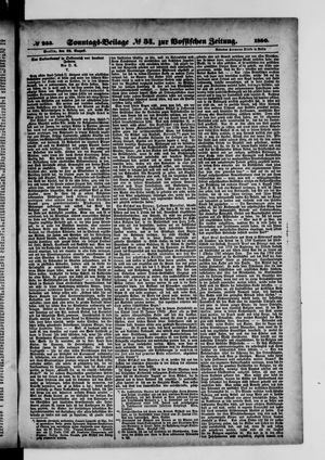 Königlich privilegirte Berlinische Zeitung von Staats- und gelehrten Sachen vom 22.08.1880