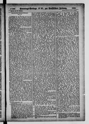 Königlich privilegirte Berlinische Zeitung von Staats- und gelehrten Sachen vom 10.10.1880