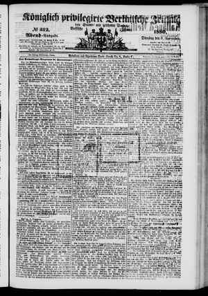 Königlich privilegirte Berlinische Zeitung von Staats- und gelehrten Sachen vom 09.11.1880