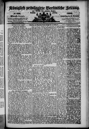 Königlich privilegirte Berlinische Zeitung von Staats- und gelehrten Sachen vom 25.11.1880