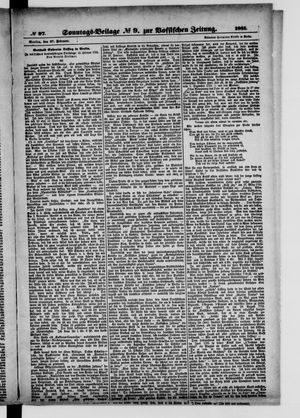 Königlich privilegirte Berlinische Zeitung von Staats- und gelehrten Sachen vom 27.02.1881