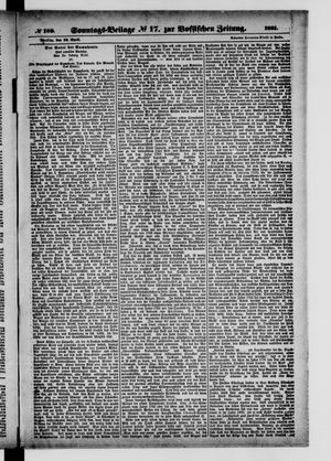 Königlich privilegirte Berlinische Zeitung von Staats- und gelehrten Sachen on Apr 24, 1881