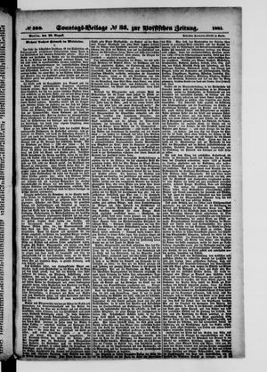 Königlich privilegirte Berlinische Zeitung von Staats- und gelehrten Sachen vom 28.08.1881