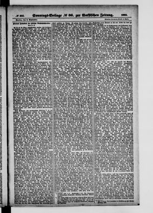 Königlich privilegirte Berlinische Zeitung von Staats- und gelehrten Sachen vom 04.09.1881