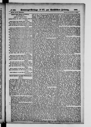 Königlich privilegirte Berlinische Zeitung von Staats- und gelehrten Sachen on Sep 11, 1881