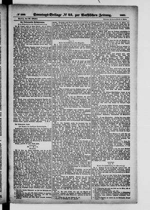 Königlich privilegirte Berlinische Zeitung von Staats- und gelehrten Sachen vom 23.10.1881