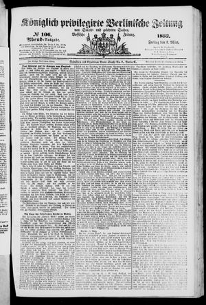 Königlich privilegirte Berlinische Zeitung von Staats- und gelehrten Sachen vom 03.03.1882