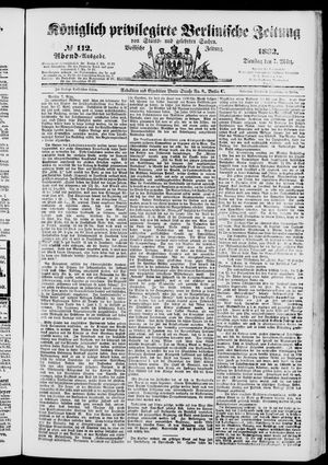 Königlich privilegirte Berlinische Zeitung von Staats- und gelehrten Sachen vom 07.03.1882