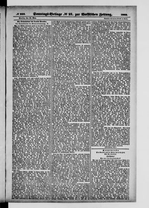 Königlich privilegirte Berlinische Zeitung von Staats- und gelehrten Sachen vom 21.05.1882
