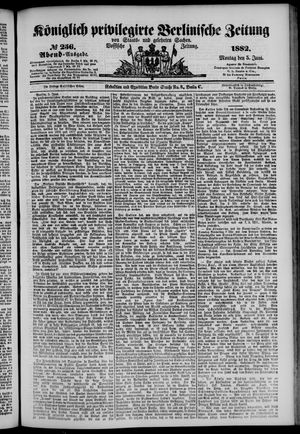 Königlich privilegirte Berlinische Zeitung von Staats- und gelehrten Sachen vom 05.06.1882