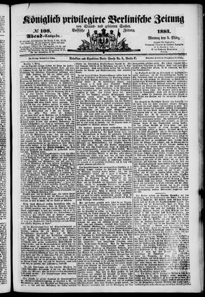 Königlich privilegirte Berlinische Zeitung von Staats- und gelehrten Sachen on Mar 5, 1883