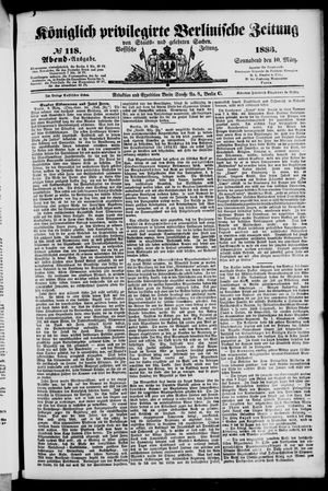 Königlich privilegirte Berlinische Zeitung von Staats- und gelehrten Sachen on Mar 10, 1883