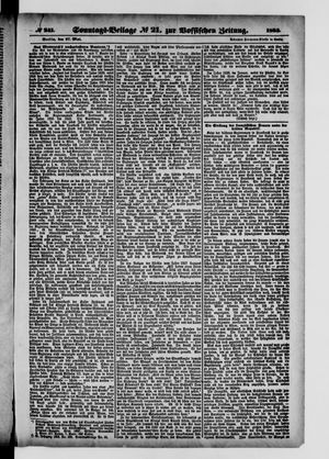 Königlich privilegirte Berlinische Zeitung von Staats- und gelehrten Sachen on May 27, 1883
