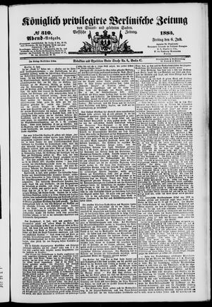 Königlich privilegirte Berlinische Zeitung von Staats- und gelehrten Sachen vom 06.07.1883
