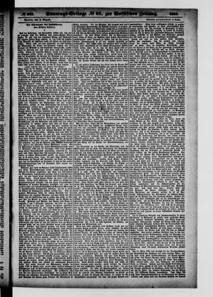 Königlich privilegirte Berlinische Zeitung von Staats- und gelehrten Sachen vom 05.08.1883