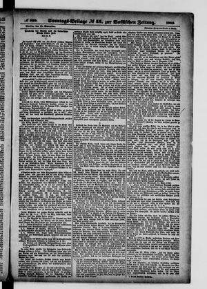 Königlich privilegirte Berlinische Zeitung von Staats- und gelehrten Sachen vom 11.11.1883