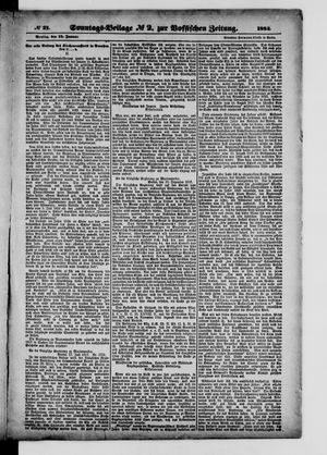 Königlich privilegirte Berlinische Zeitung von Staats- und gelehrten Sachen vom 20.01.1884