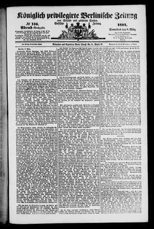 Königlich privilegirte Berlinische Zeitung von Staats- und gelehrten Sachen vom 08.03.1884