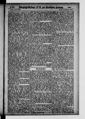 Königlich privilegirte Berlinische Zeitung von Staats- und gelehrten Sachen vom 20.04.1884