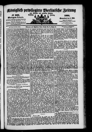 Königlich privilegirte Berlinische Zeitung von Staats- und gelehrten Sachen vom 05.07.1884