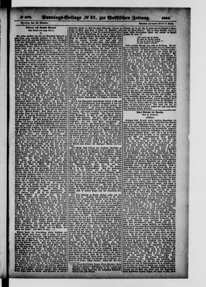 Königlich privilegirte Berlinische Zeitung von Staats- und gelehrten Sachen vom 19.10.1884