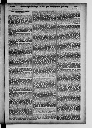 Königlich privilegirte Berlinische Zeitung von Staats- und gelehrten Sachen on Apr 19, 1885