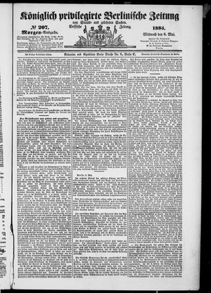 Königlich privilegirte Berlinische Zeitung von Staats- und gelehrten Sachen on May 6, 1885