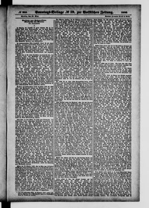 Königlich privilegirte Berlinische Zeitung von Staats- und gelehrten Sachen on May 17, 1885