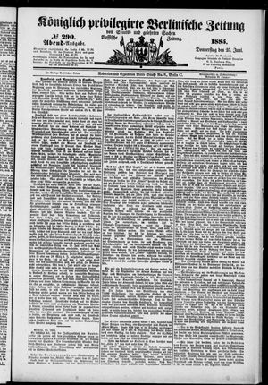 Königlich privilegirte Berlinische Zeitung von Staats- und gelehrten Sachen on Jun 25, 1885