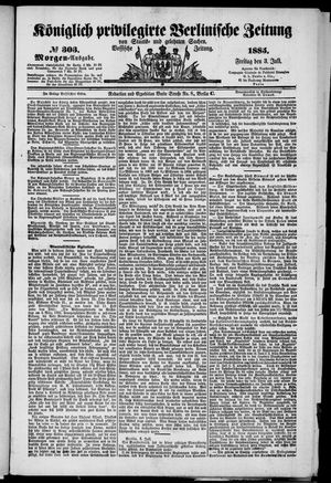 Königlich privilegirte Berlinische Zeitung von Staats- und gelehrten Sachen vom 03.07.1885