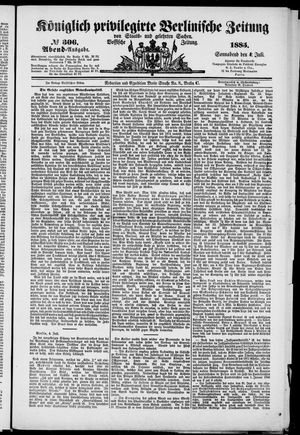 Königlich privilegirte Berlinische Zeitung von Staats- und gelehrten Sachen on Jul 4, 1885