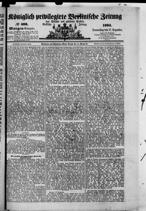 Königlich privilegirte Berlinische Zeitung von Staats- und gelehrten Sachen vom 17.12.1885