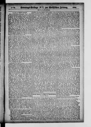 Königlich privilegirte Berlinische Zeitung von Staats- und gelehrten Sachen vom 21.02.1886
