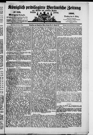 Königlich privilegirte Berlinische Zeitung von Staats- und gelehrten Sachen on Mar 9, 1886