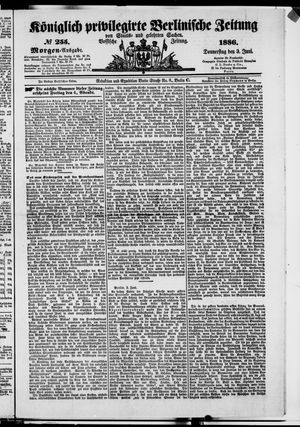 Königlich privilegirte Berlinische Zeitung von Staats- und gelehrten Sachen vom 03.06.1886
