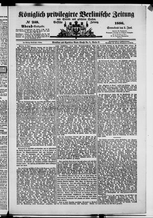 Königlich privilegirte Berlinische Zeitung von Staats- und gelehrten Sachen vom 05.06.1886
