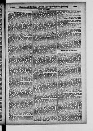 Königlich privilegirte Berlinische Zeitung von Staats- und gelehrten Sachen vom 01.08.1886
