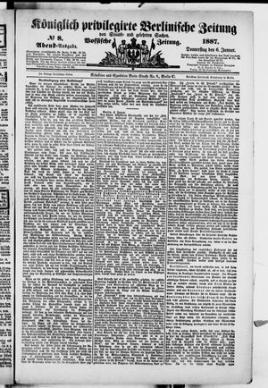 Königlich privilegirte Berlinische Zeitung von Staats- und gelehrten Sachen on Jan 6, 1887