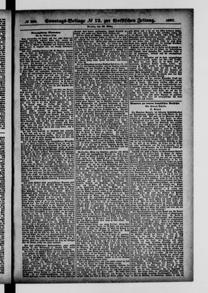 Königlich privilegirte Berlinische Zeitung von Staats- und gelehrten Sachen vom 20.03.1887